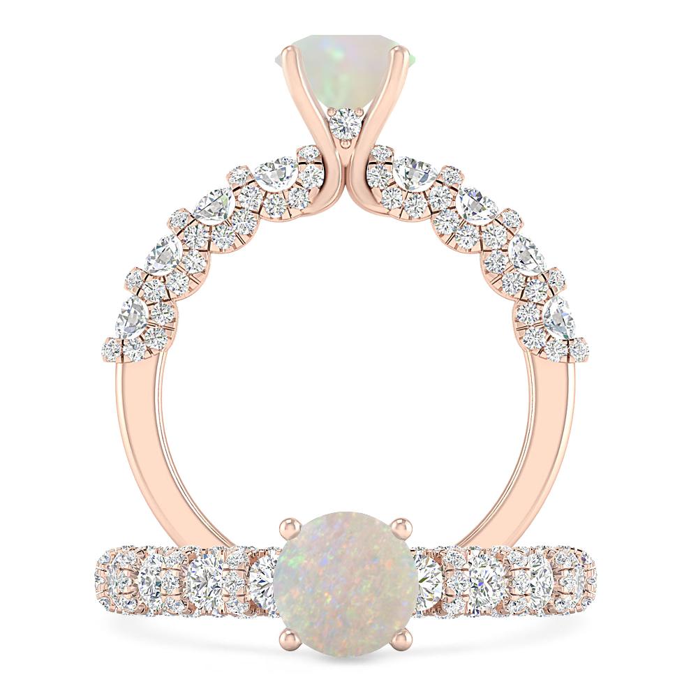 Rose Gold - Opal