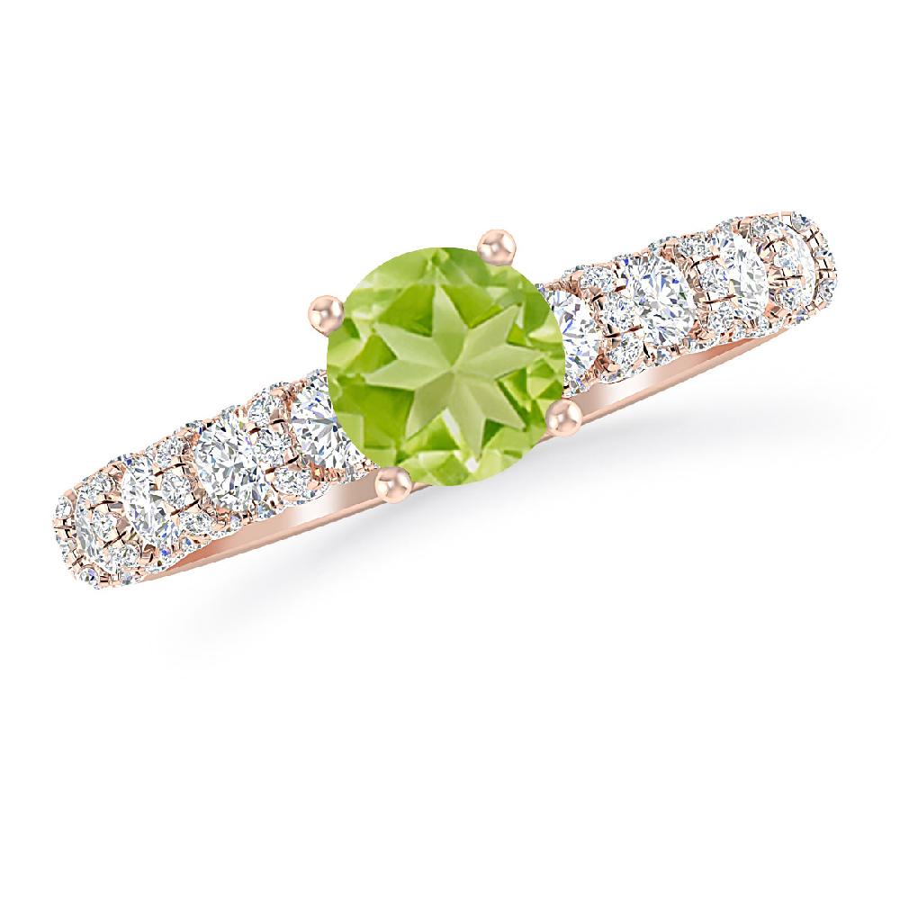 Rose Gold - Peridot