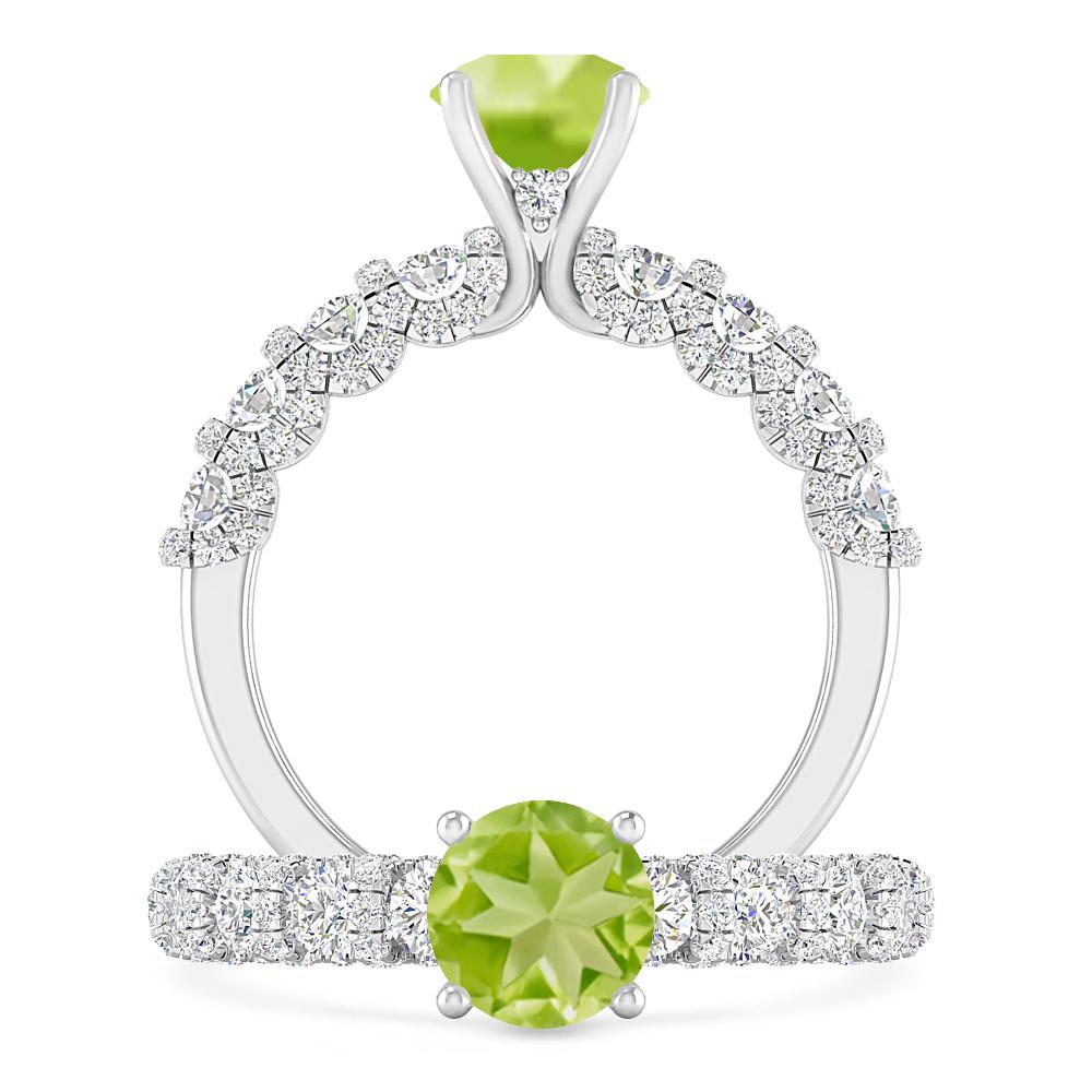 White Gold - Peridot
