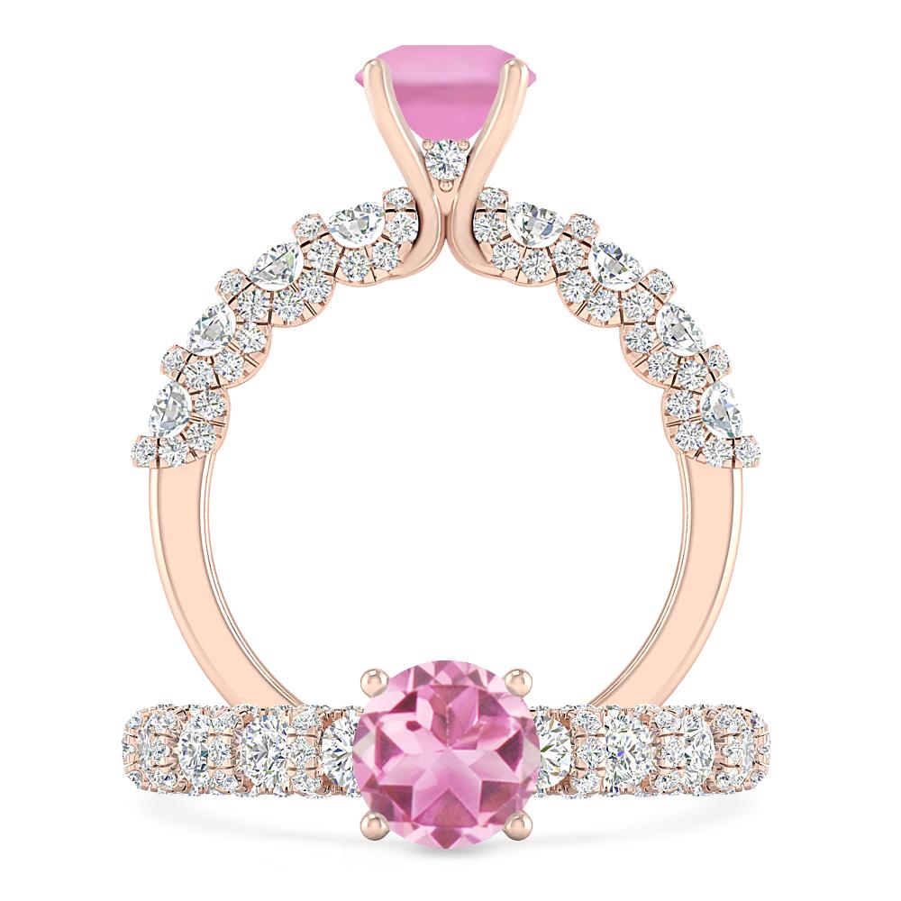 Rose Gold - Pink Tourmaline