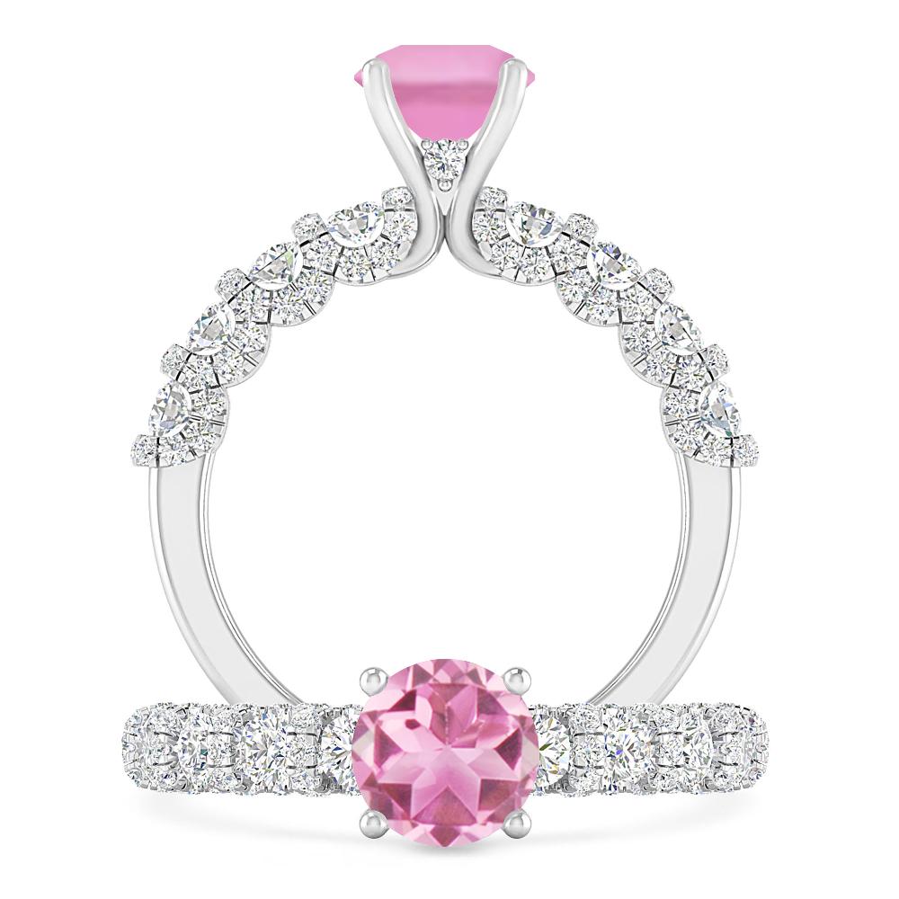 White Gold - Pink Tourmaline