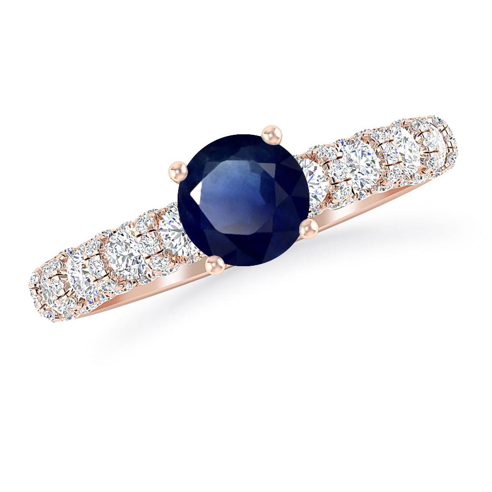 Rose Gold - Sapphire