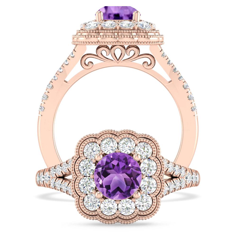 Rose Gold - Amethyst
