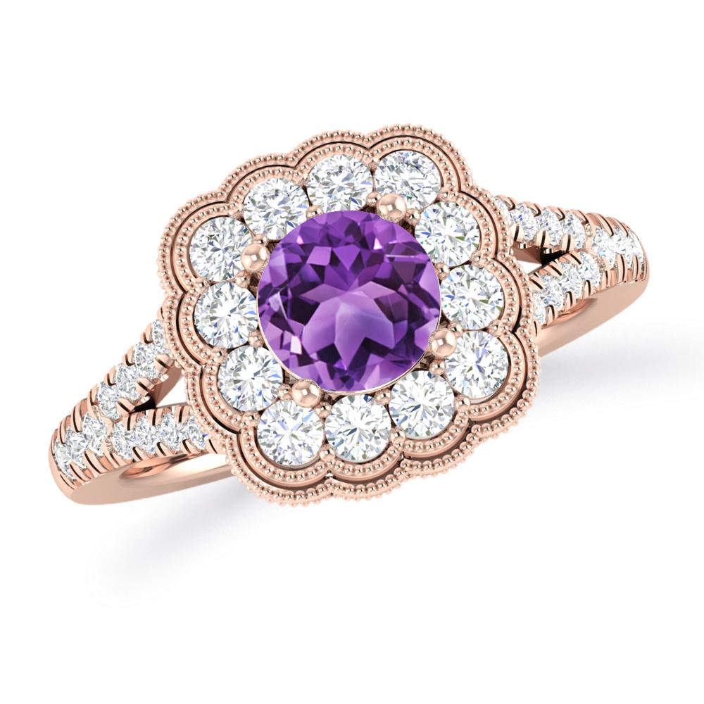 Rose Gold - Amethyst