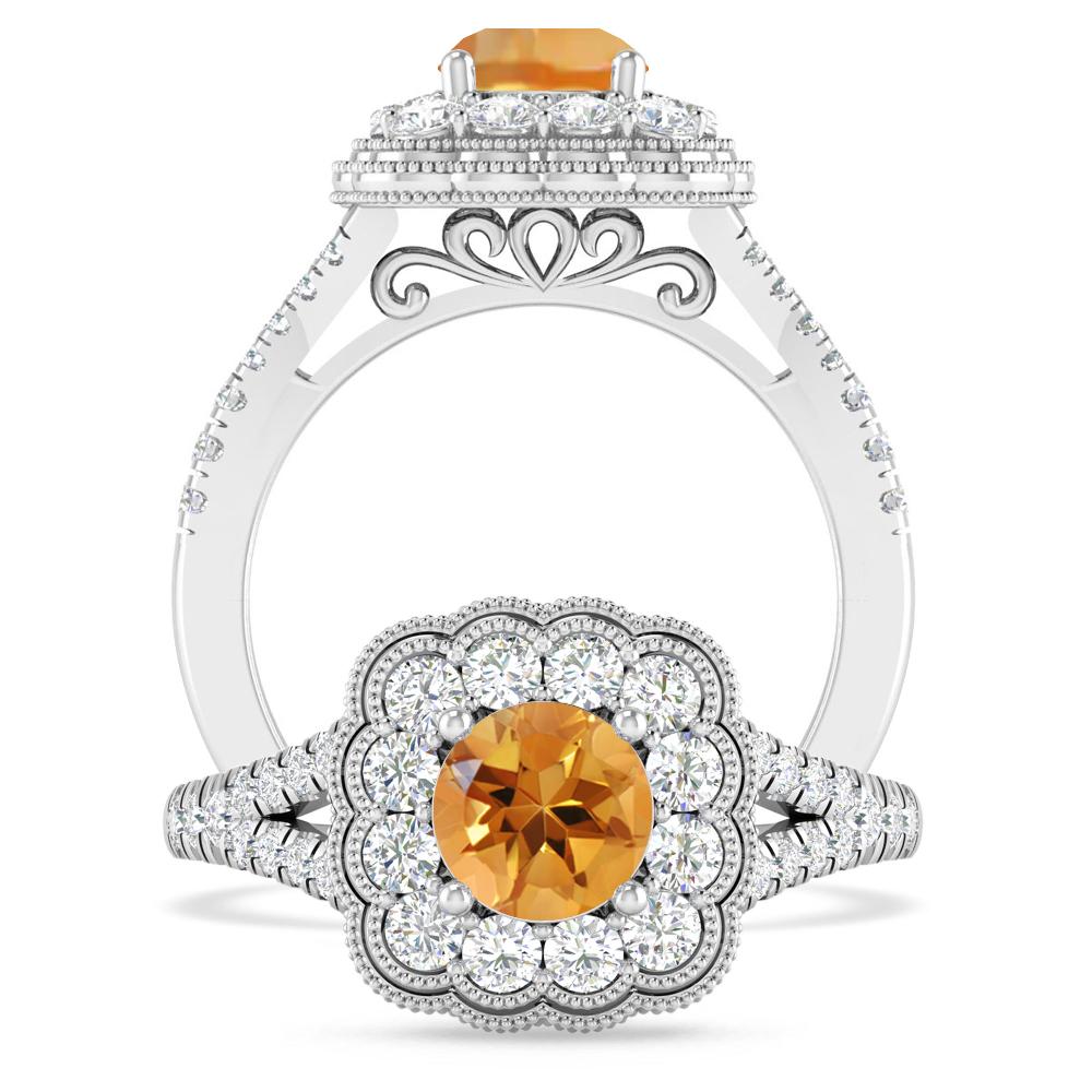 White Gold - Citrine