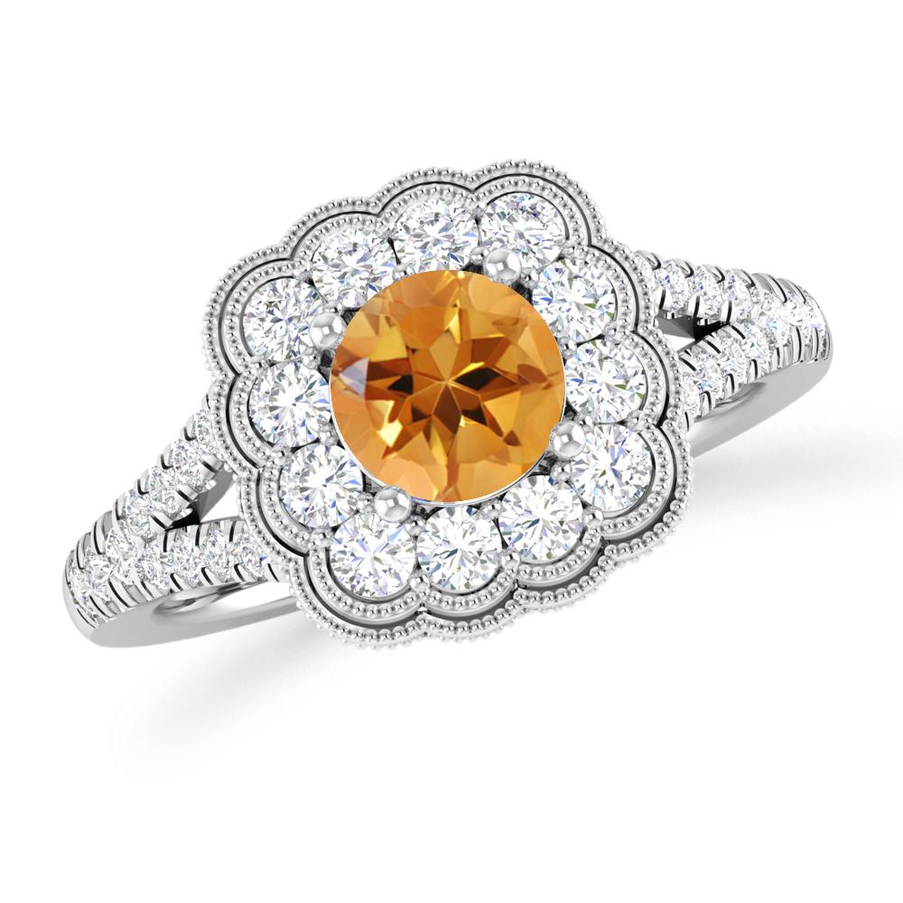 White Gold - Citrine