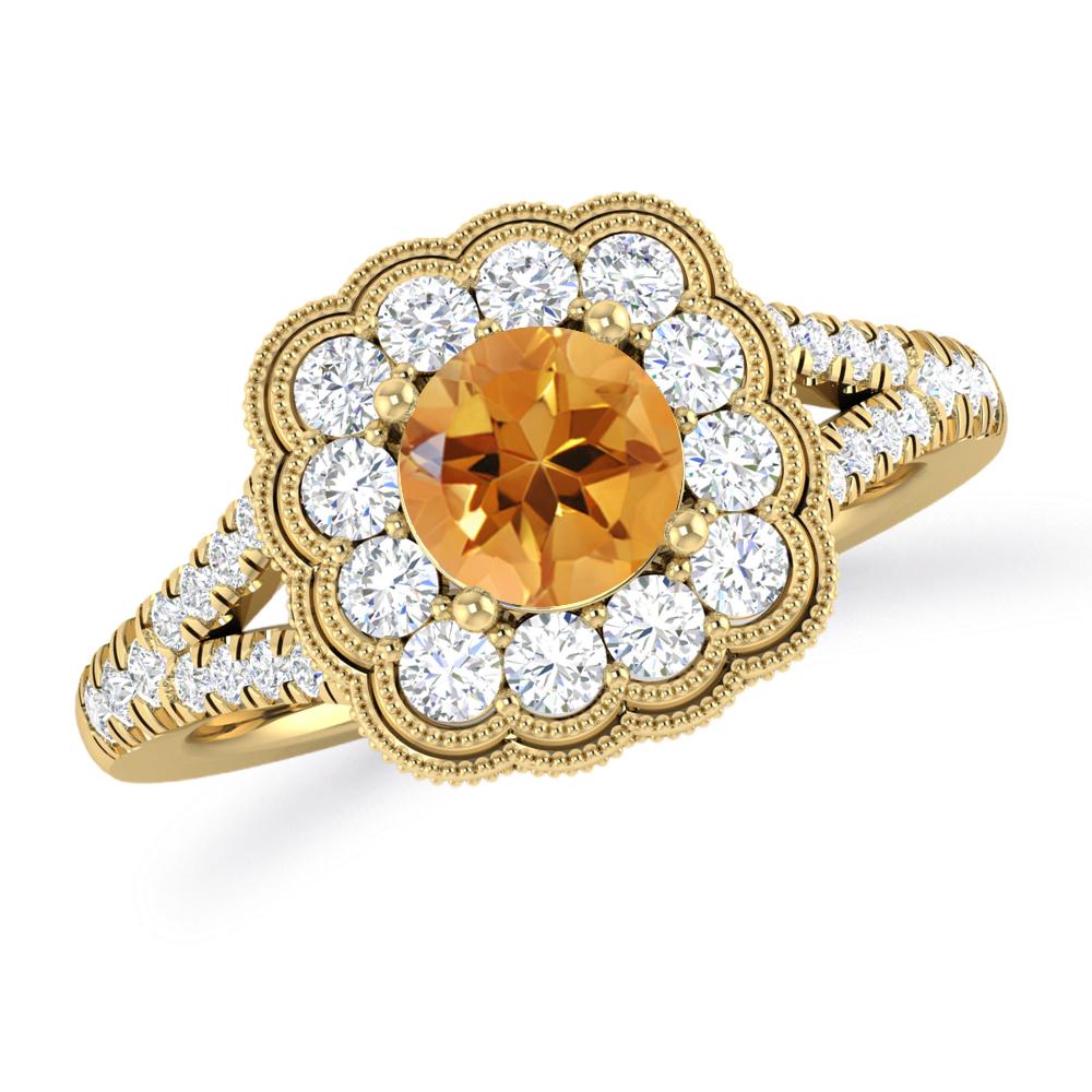 Yellow Gold - Citrine
