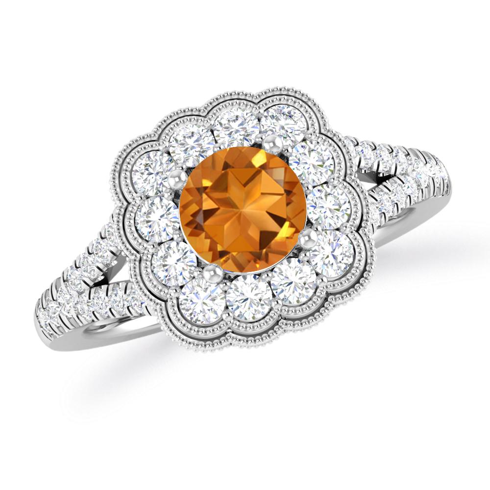 White Gold - Citrine