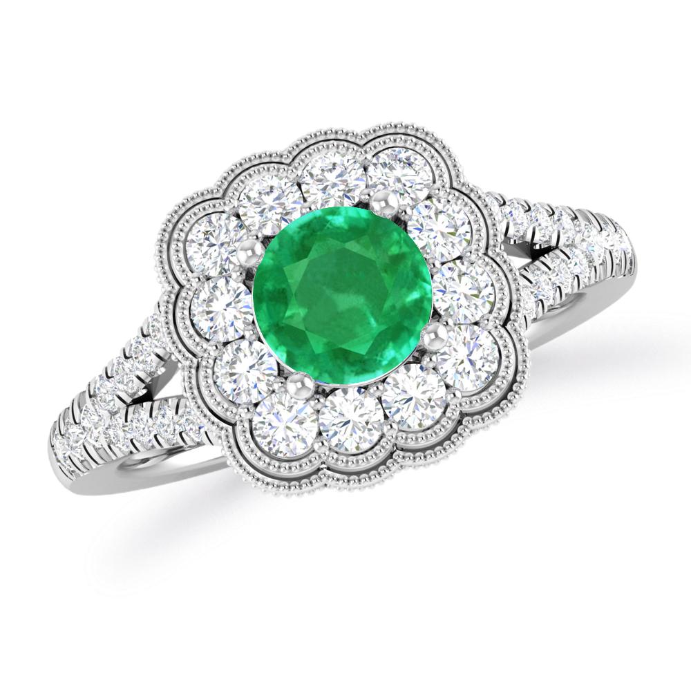 White Gold - Emerald