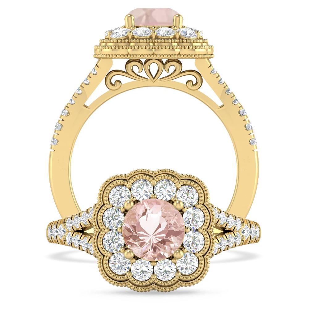 Yellow Gold - Morganite