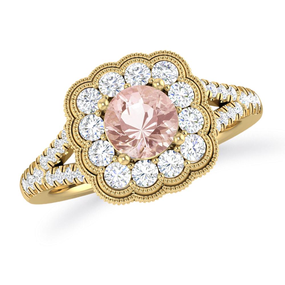 Yellow Gold - Morganite