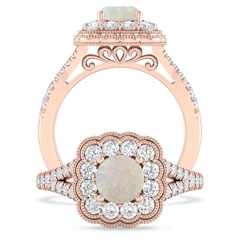 Rose Gold - Opal