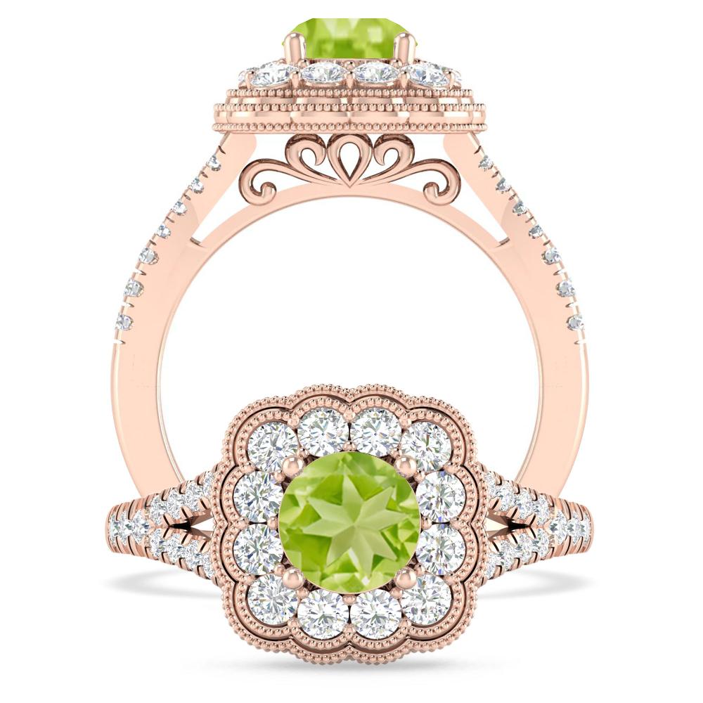 Rose Gold - Peridot