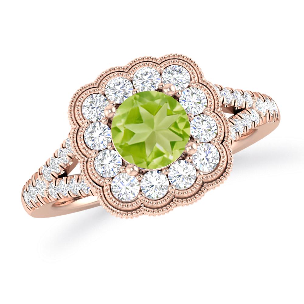 Rose Gold - Peridot
