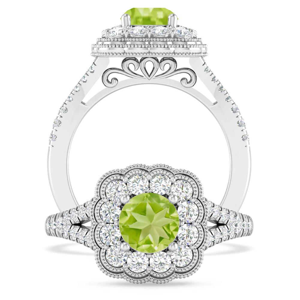 White Gold - Peridot