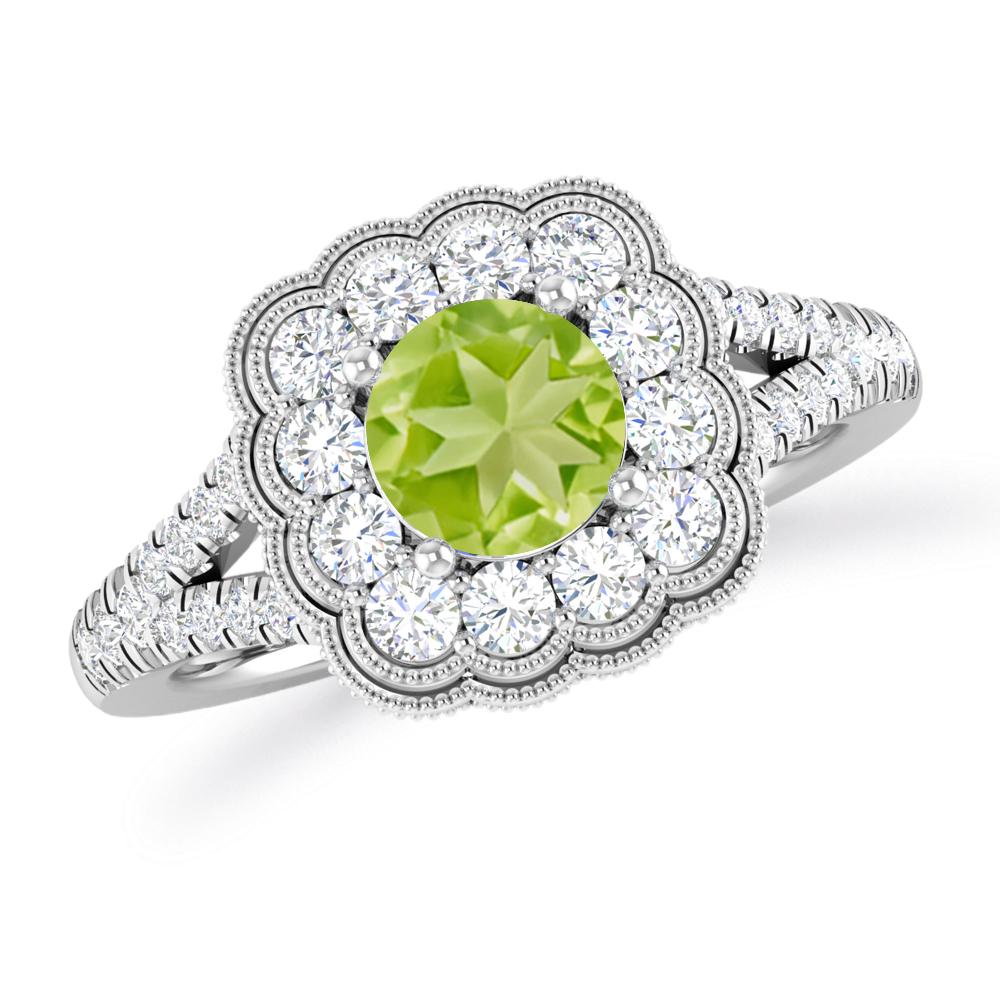 White Gold - Peridot