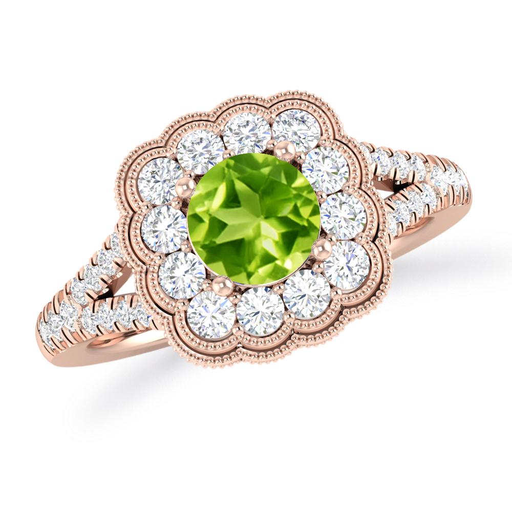 Rose Gold - Peridot