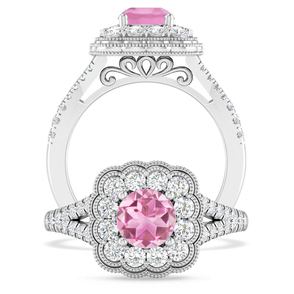 White Gold - Pink Tourmaline