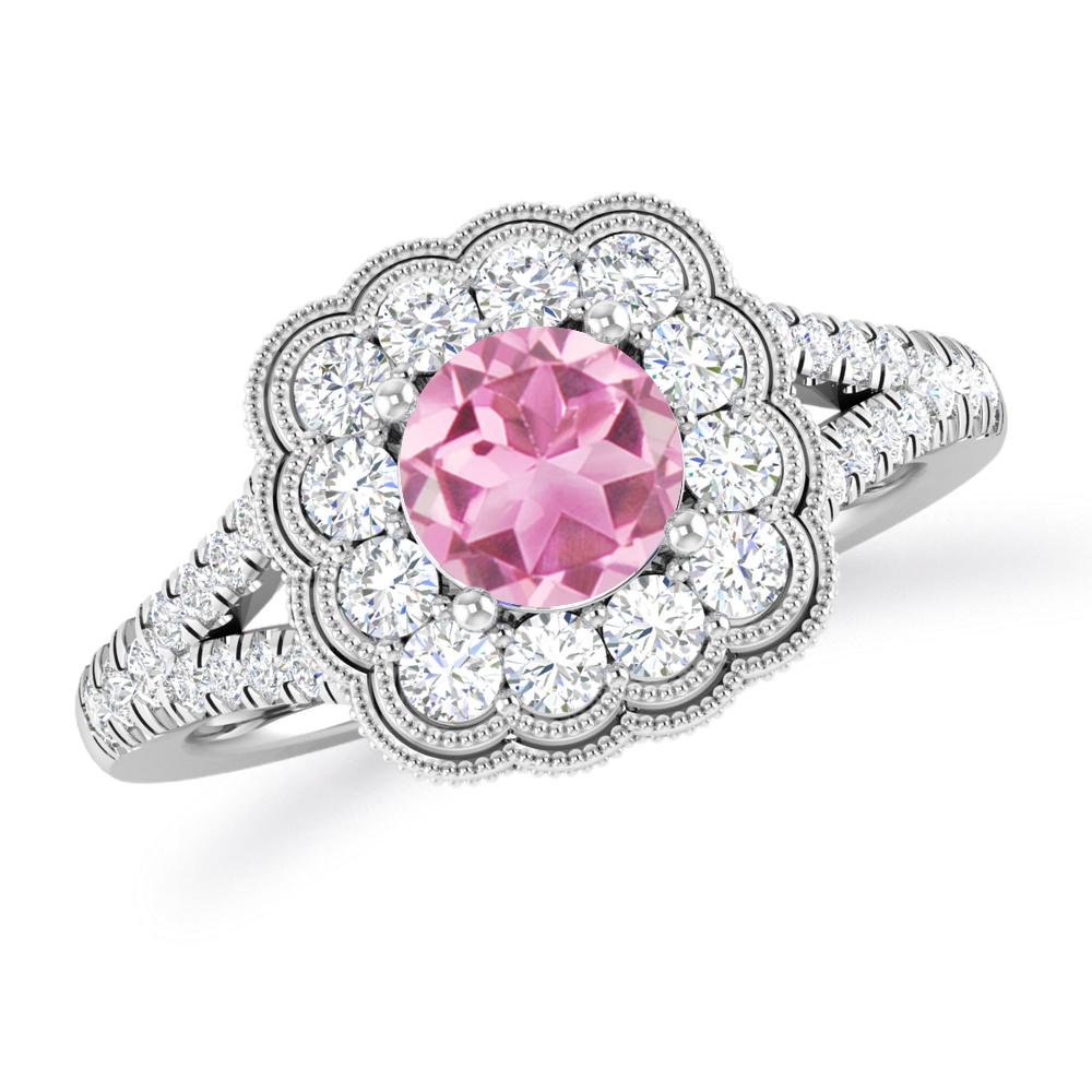 White Gold - Pink Tourmaline