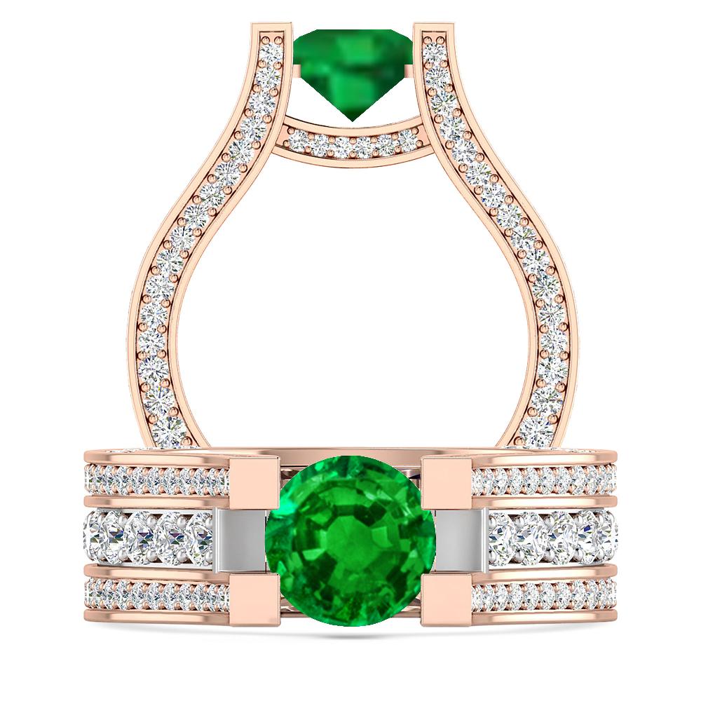 Rose Gold - Emerald