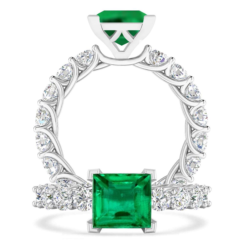White Gold - Emerald