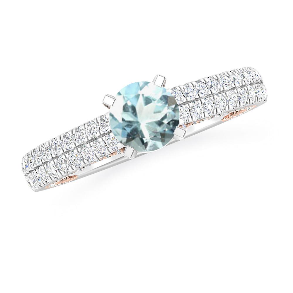 White Gold - Aquamarine