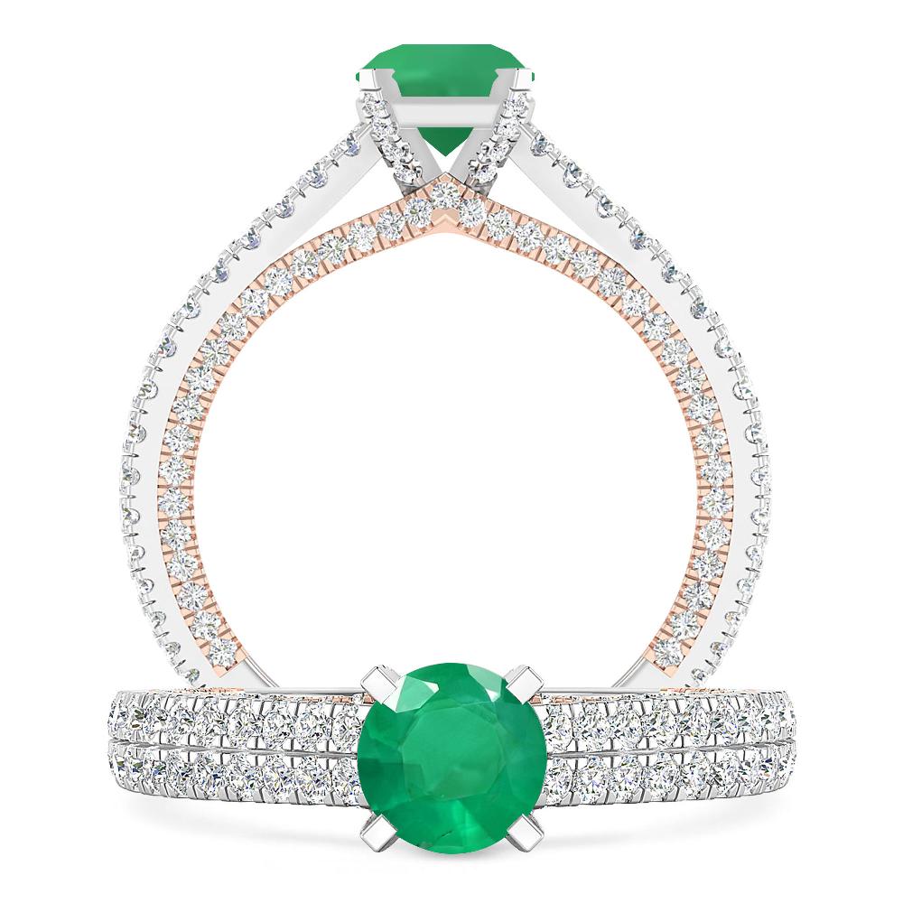 White Gold - Emerald