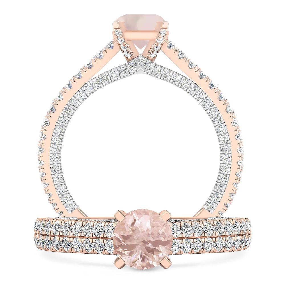 Rose Gold - Morganite