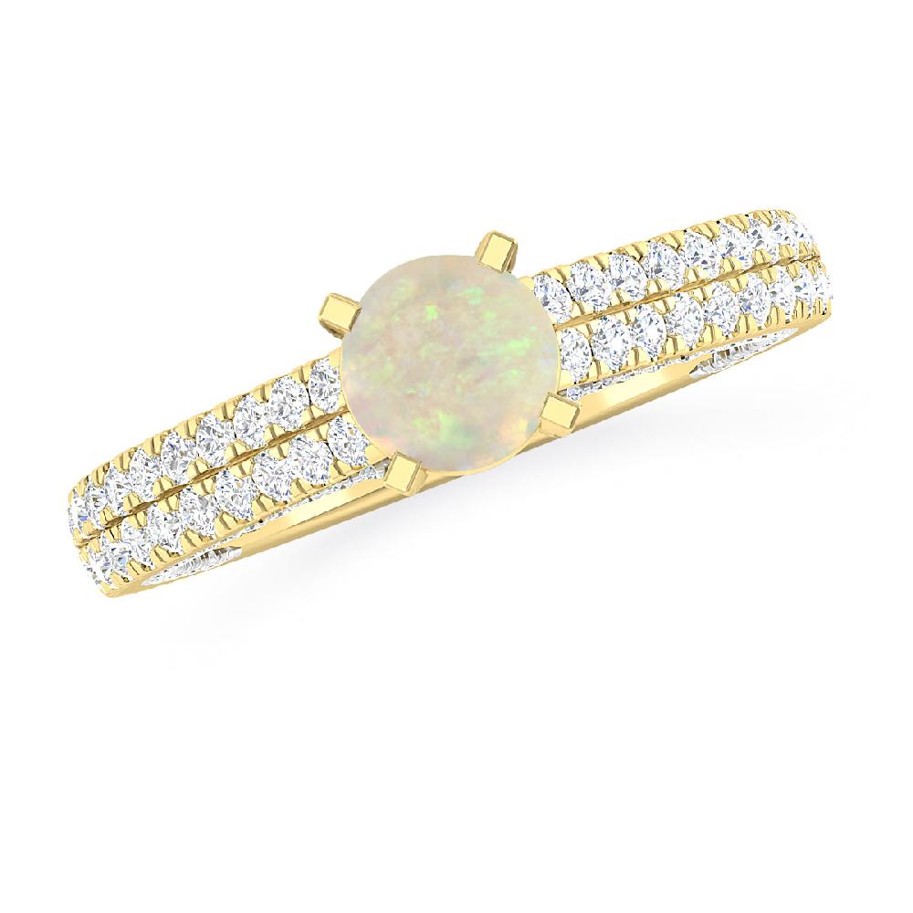 Yellow Gold - Opal