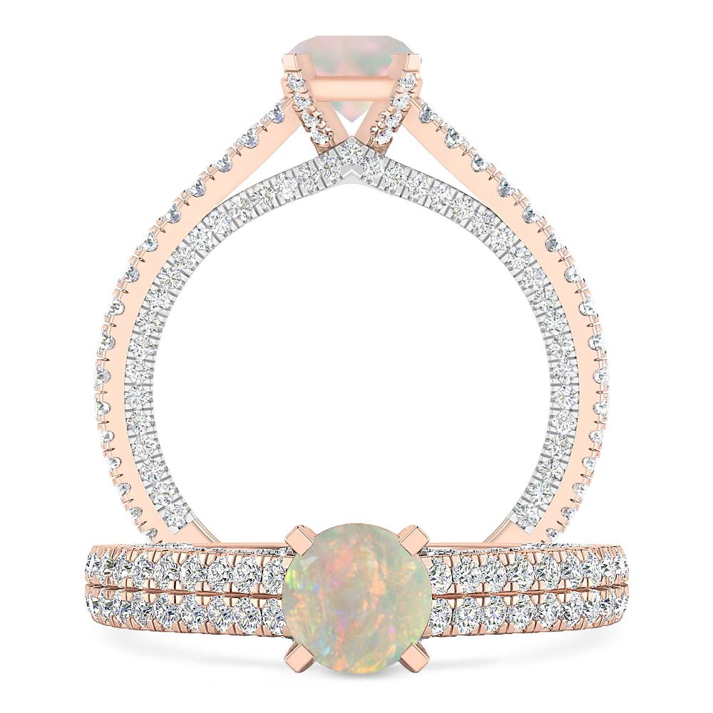 Rose Gold - Opal