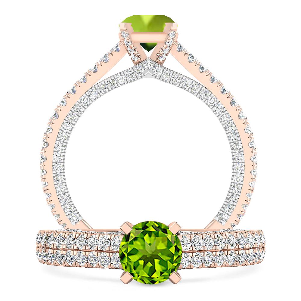 Rose Gold - Peridot