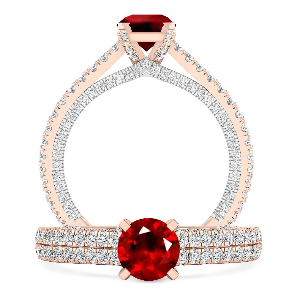 Rose Gold - Ruby