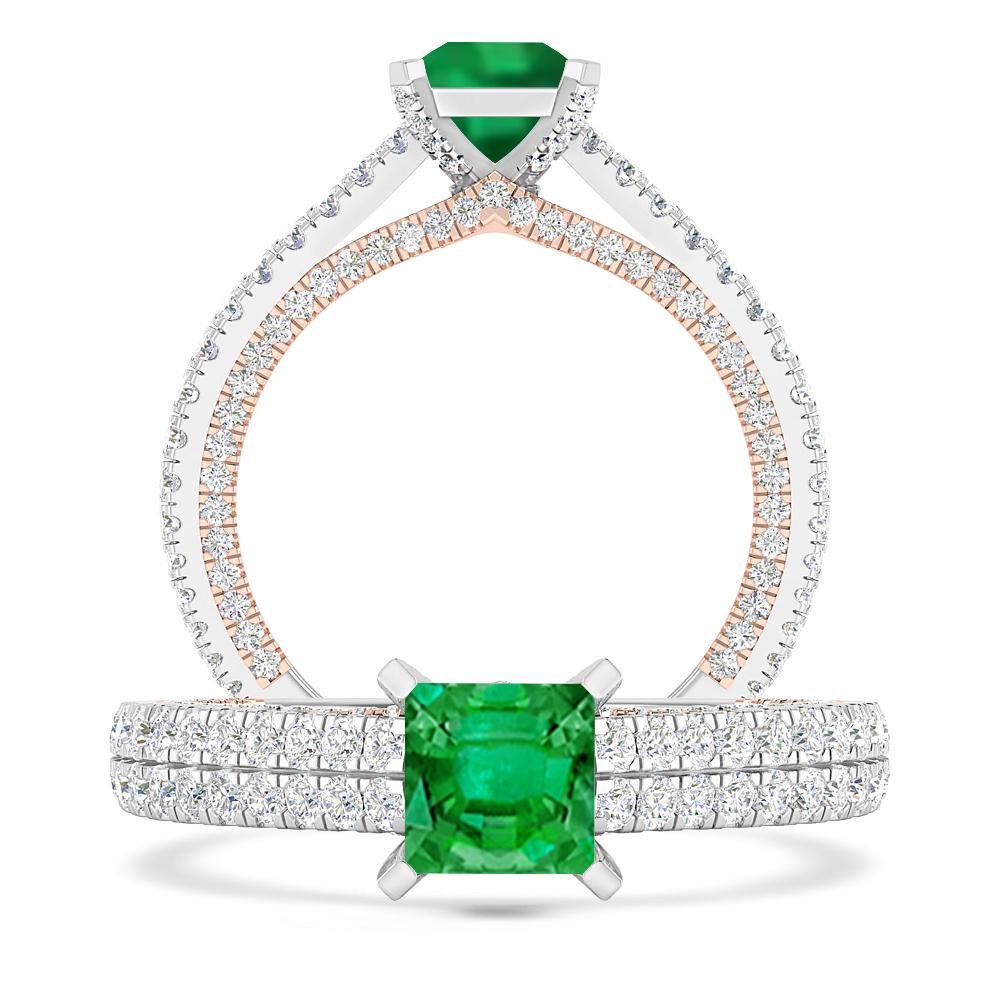 White Gold - Emerald