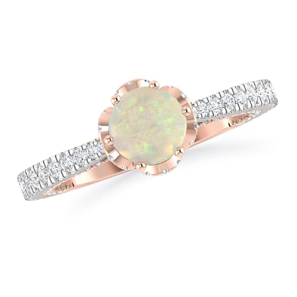 White Gold - Opal
