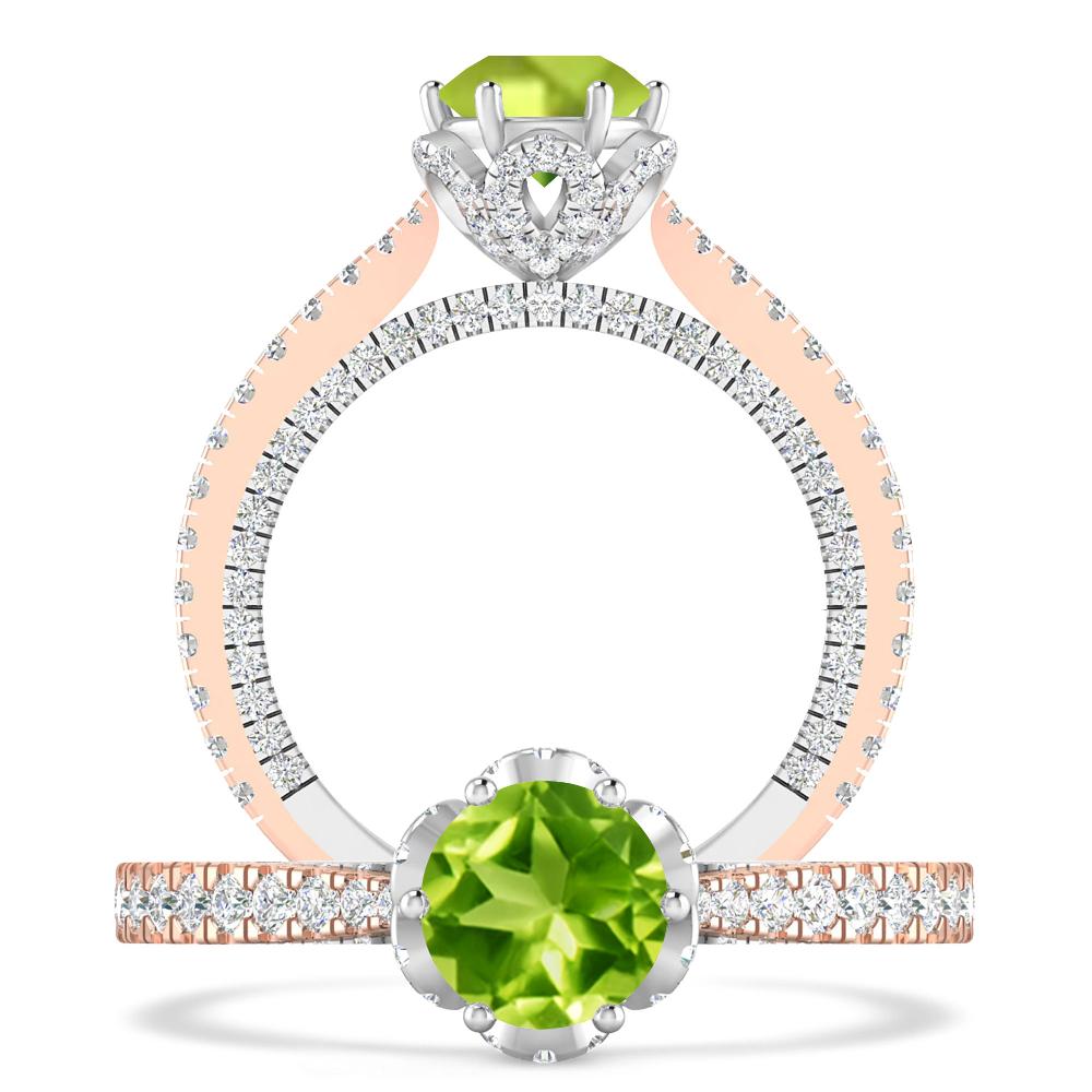 Rose Gold - Peridot