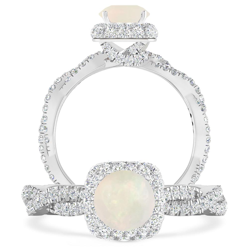 White Gold - Opal