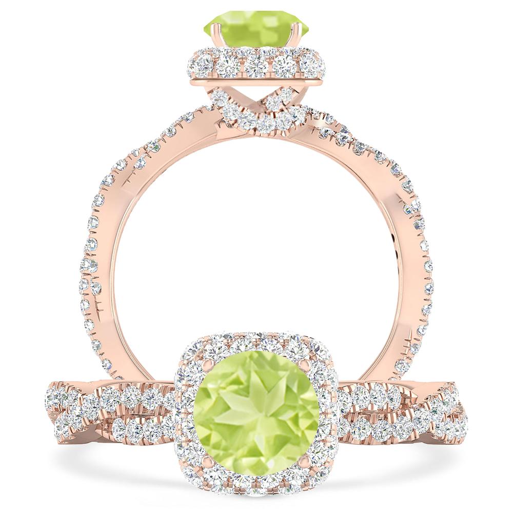 Rose Gold - Peridot
