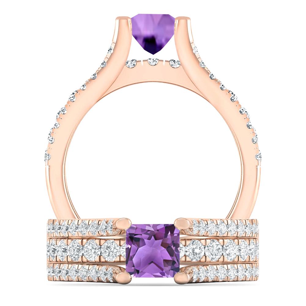 Rose Gold - Amethyst