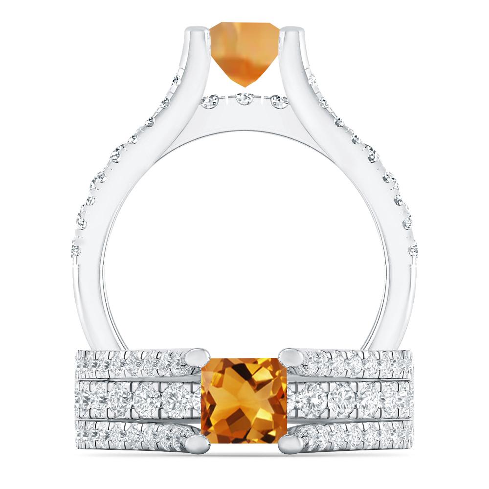 White Gold - Citrine