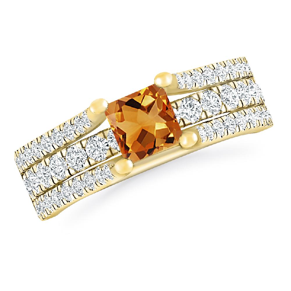 Yellow Gold - Citrine