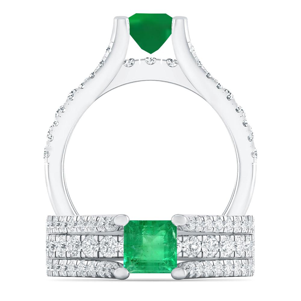 White Gold - Emerald
