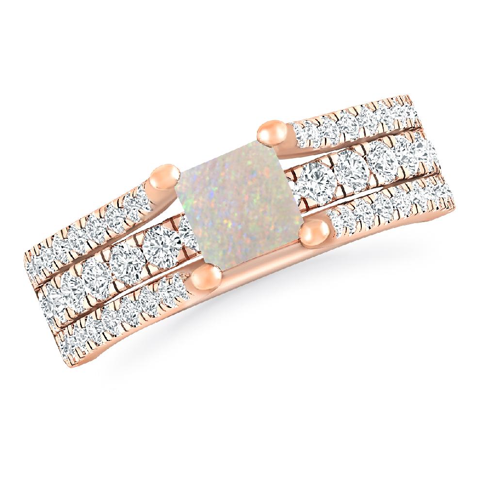Rose Gold - Opal