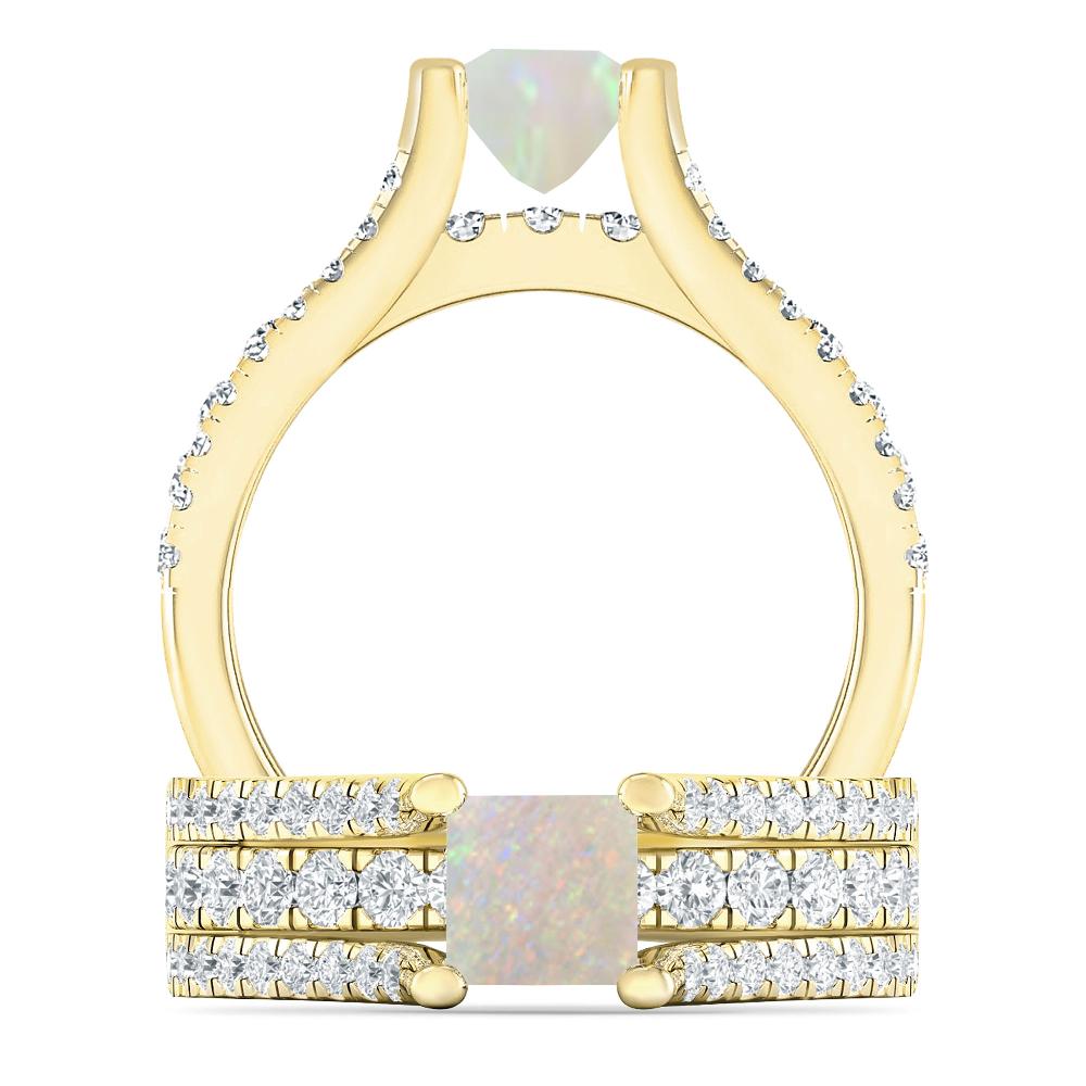 Yellow Gold - Opal
