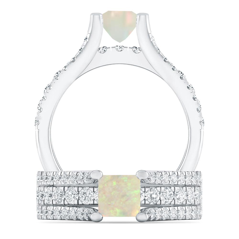 White Gold - Opal