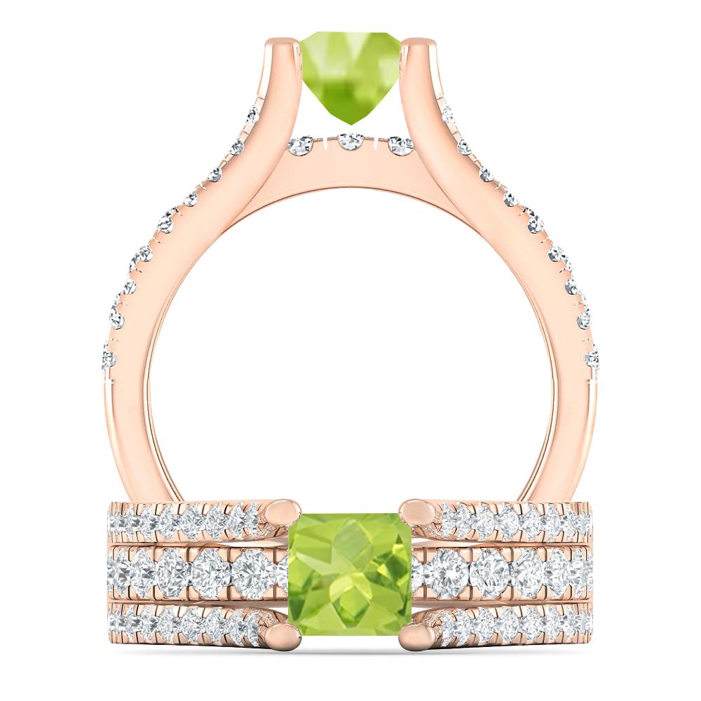 Rose Gold - Peridot