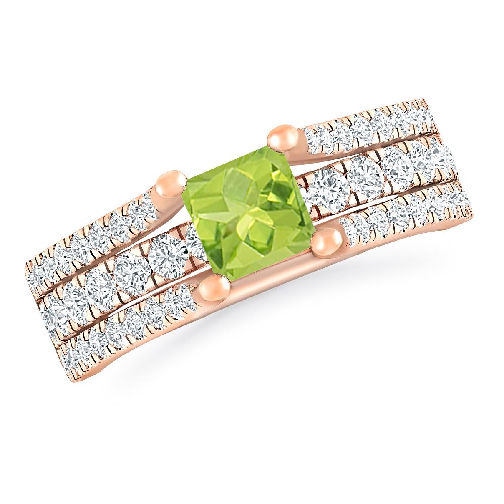 Rose Gold - Peridot