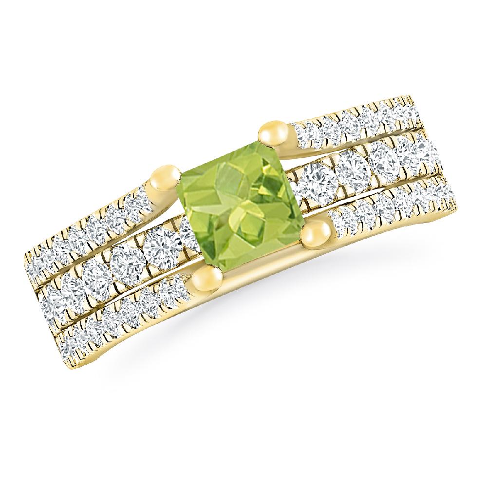 Yellow Gold - Peridot
