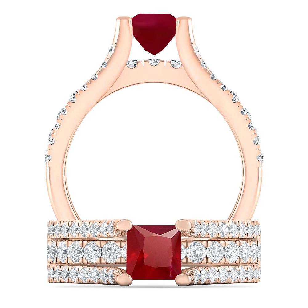 Rose Gold - Ruby