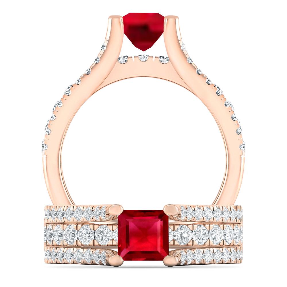 Rose Gold - Ruby