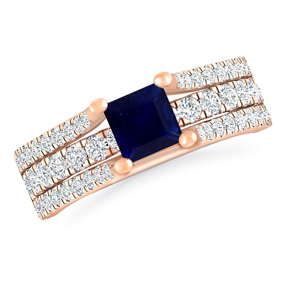 Rose Gold - Sapphire
